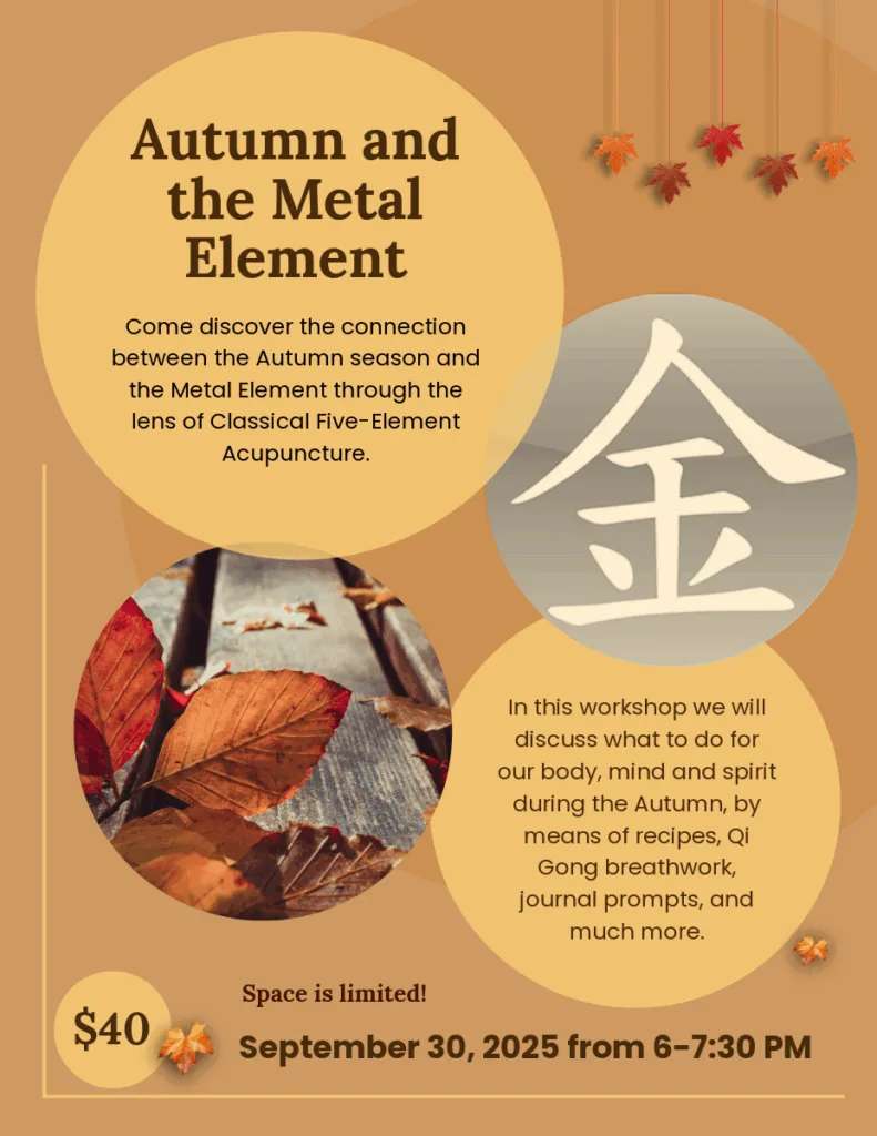 Autumn Workshop flyer