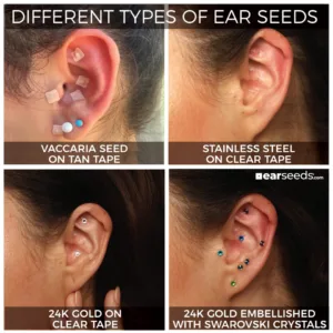 photo of various ear seeds 